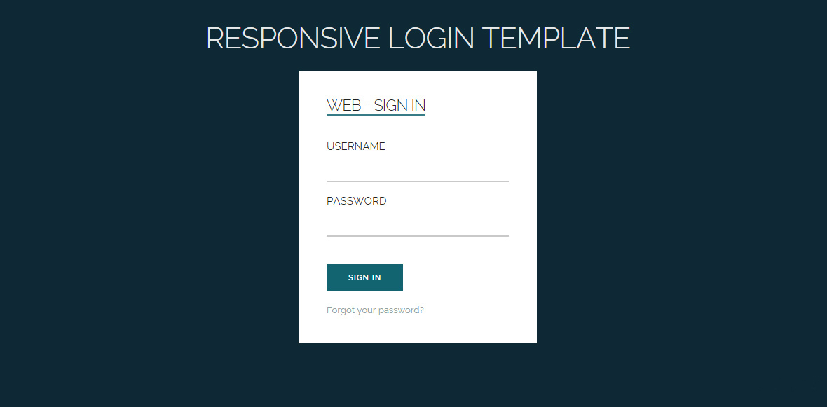 40 Powerful Free CSS3 HTML5 Login Form Templates DoveThemes
