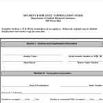 8 Sample Employee Termination Forms Sample Templates