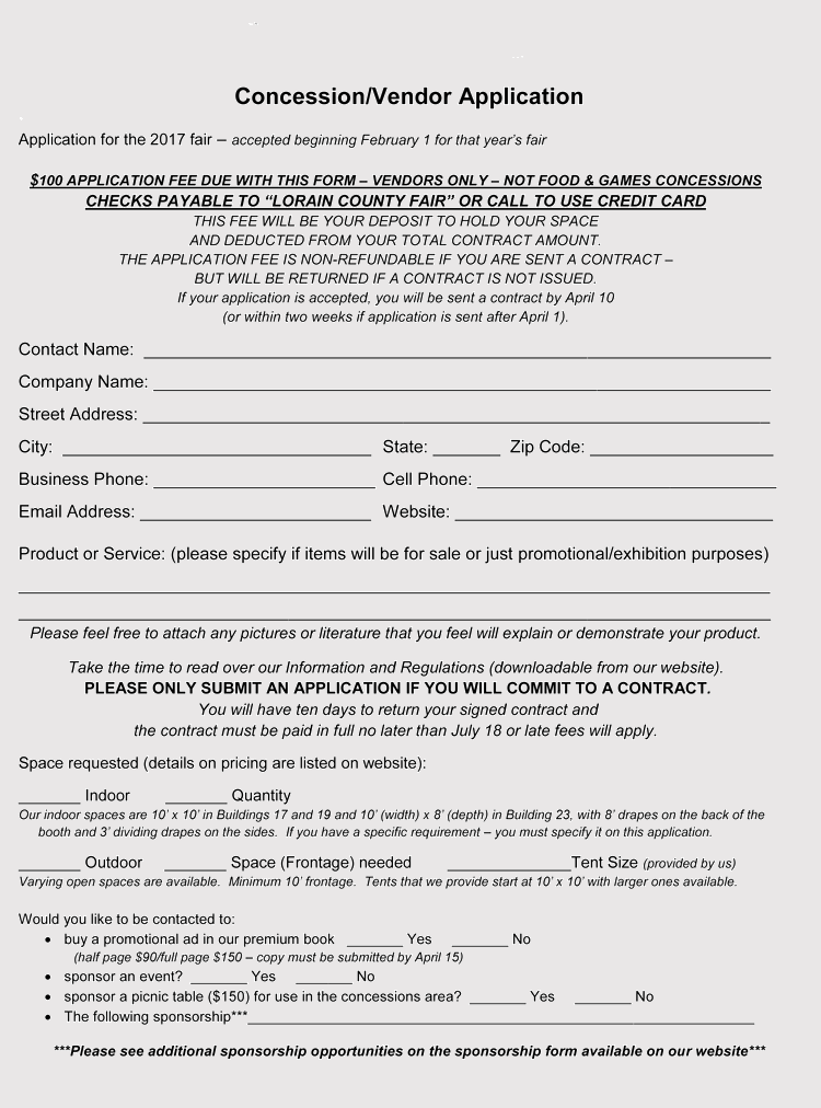 9 Printable Blank Vendor Registration Form Templates for Word PDF