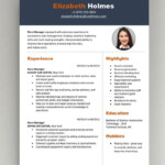 CV Resume Templates Examples Doc Word Download Resume Template