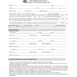 Dairy Queen Employment Application Form Free Download