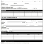 Employment Application Template 11 Free Printable Word Excel PDF