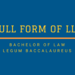 Full Form Of LLB Admission Eligibility And Career Uniform Application