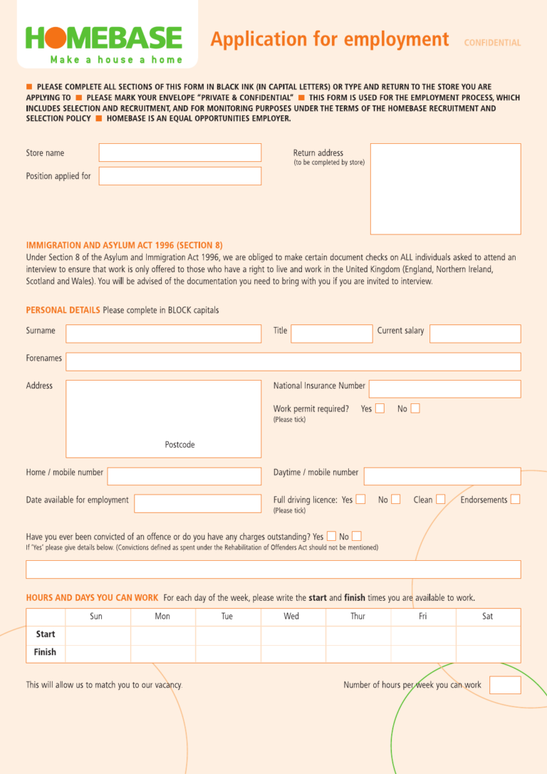 Old Navy Job Application Form Download JobApplicationForms