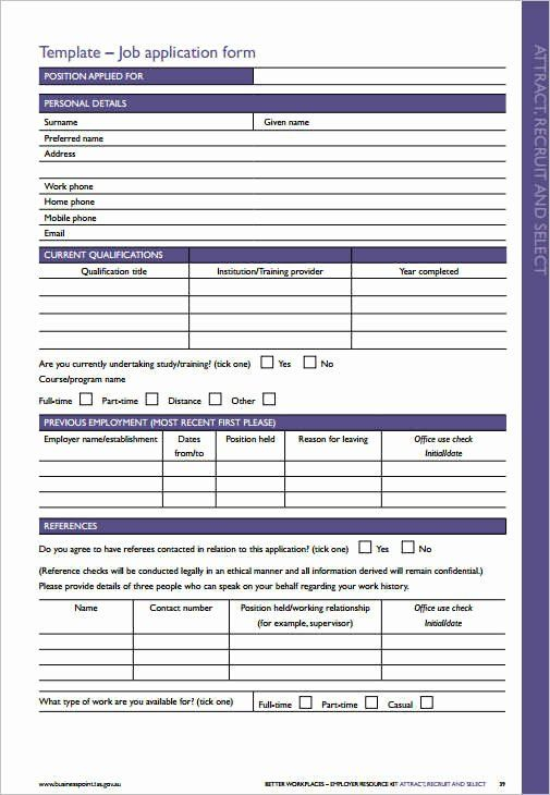 Job Application Form Template Word Luxury 22 Employment Application