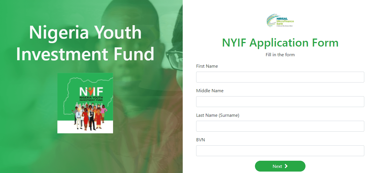 NYIF Application Form 2021 Loan Registration Begins Recruitment Trust