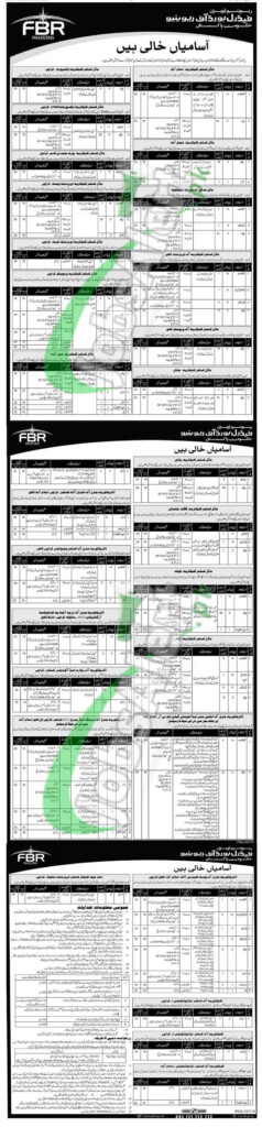 OTS FBR Jobs Application Form 2019 Download Federal Board Of Revenue