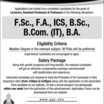 Punjab Group Of Colleges Jobs 2019