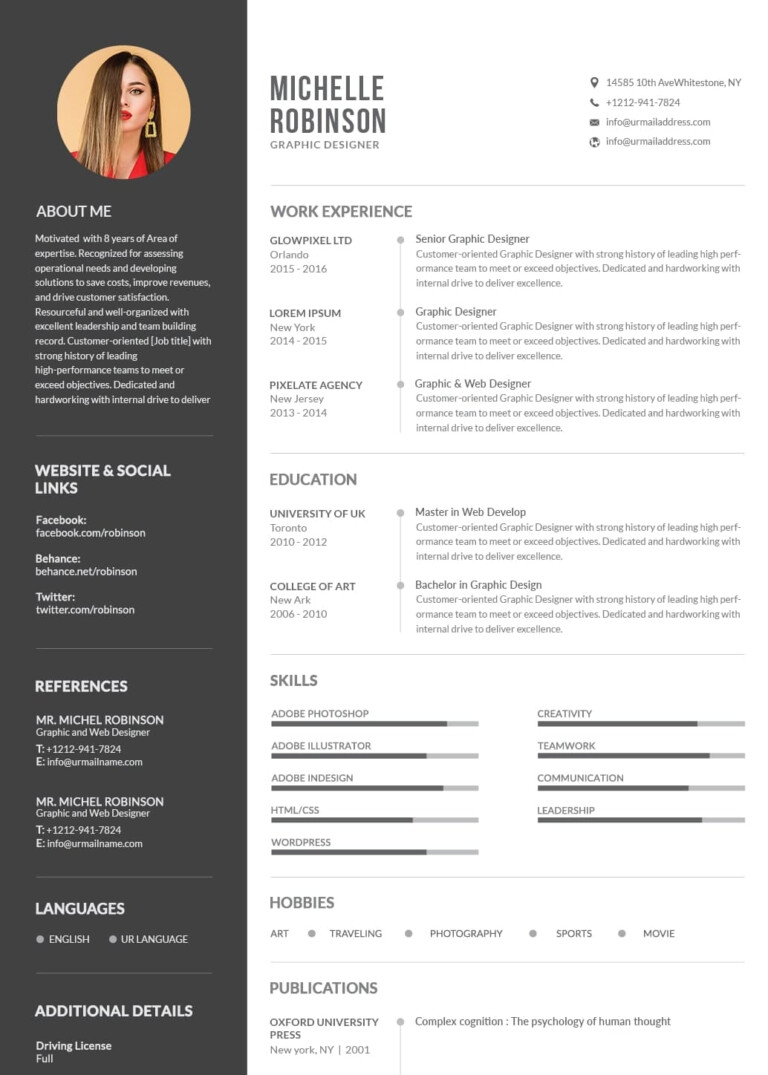 Resume Templates To Stand Out Resume Example - JobApplicationForms.net