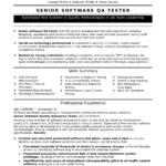 Test Analyst Resume Template Mt Home Arts