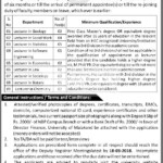 University Of Malakand March Jobs 2021 Online Application Form