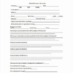 Volunteer Application Form Template Free Unique Application Template 18