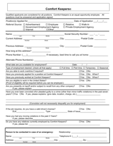 Download Job Application Form For Mcdonalds - JobApplicationForms.net