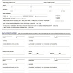 50 Free Employment Job Application Form Templates Printable 50 Free