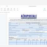 Aeropostale Job Application Online Blank Sign Forms PDFliner