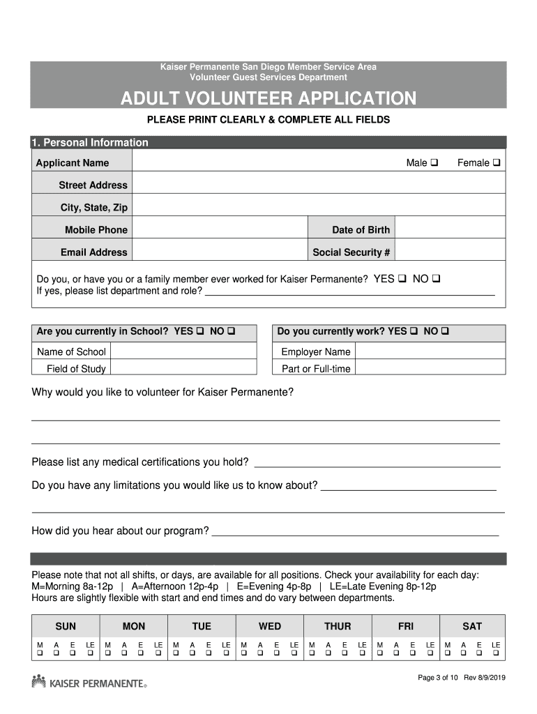 Application Adult 8 9 19 Fill Out And Sign Printable PDF Template 