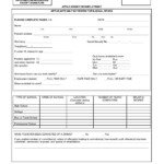 Blank Job Application Form Samples Download Free Forms Templates In