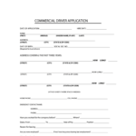 Commercial Truck Driver Application Forms Fill Out Sign Online DocHub