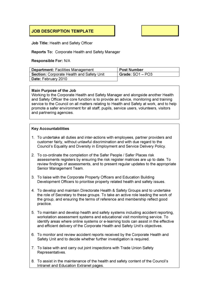 Content Manager Job Description Template