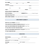 Employment Job Application Form Template Fill Out Sign Online DocHub