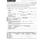 Free Printable Costco Job Application Form Page 3