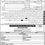 GHQ Rawalpindi Jobs 2023 Civilian All Pakistan Application Form