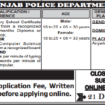 How To Apply For Punjab Police Jobs In Pakistan For Male And Female