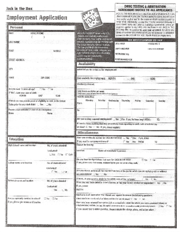 Jacks Job Application Form Online 2022 Applicationforms