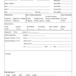 Medical Application For Assistance Form In Word And Pdf Formats