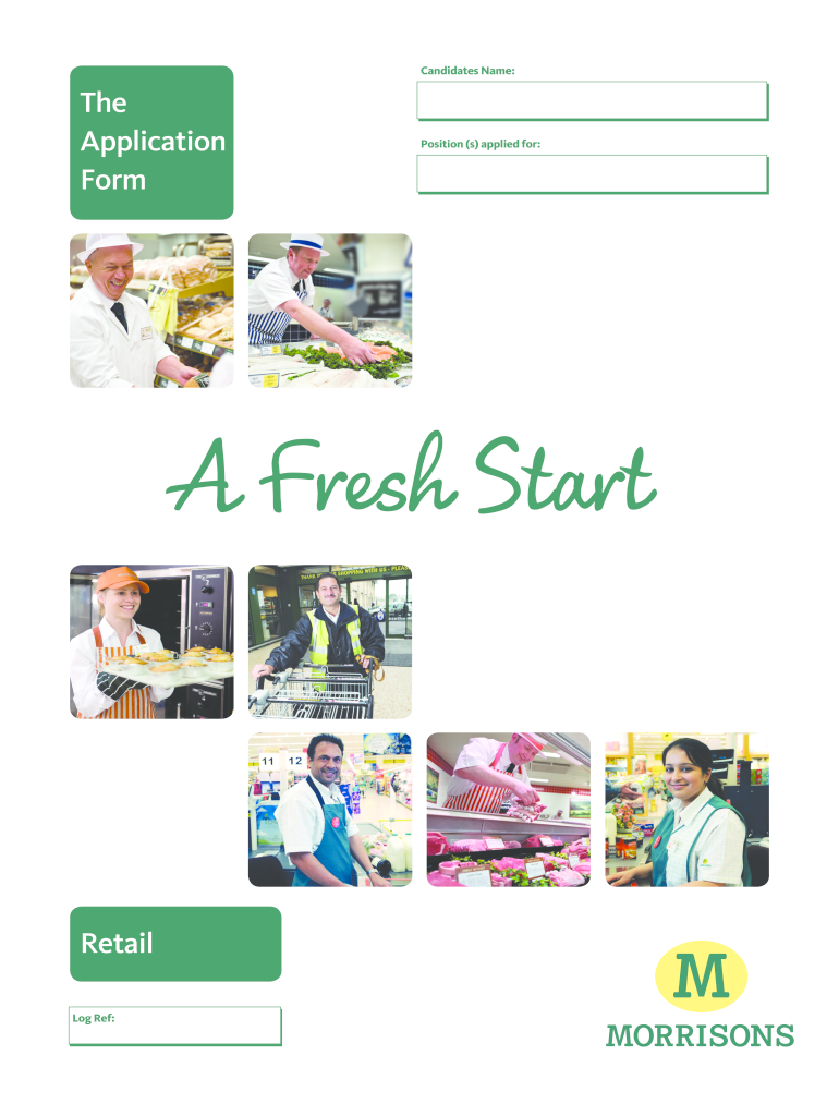 Morrisons Application Form Fill Online Printable Fillable Blank