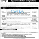 NTS Invigilator Supervisor Jobs 2016 Application Form JobsWorld