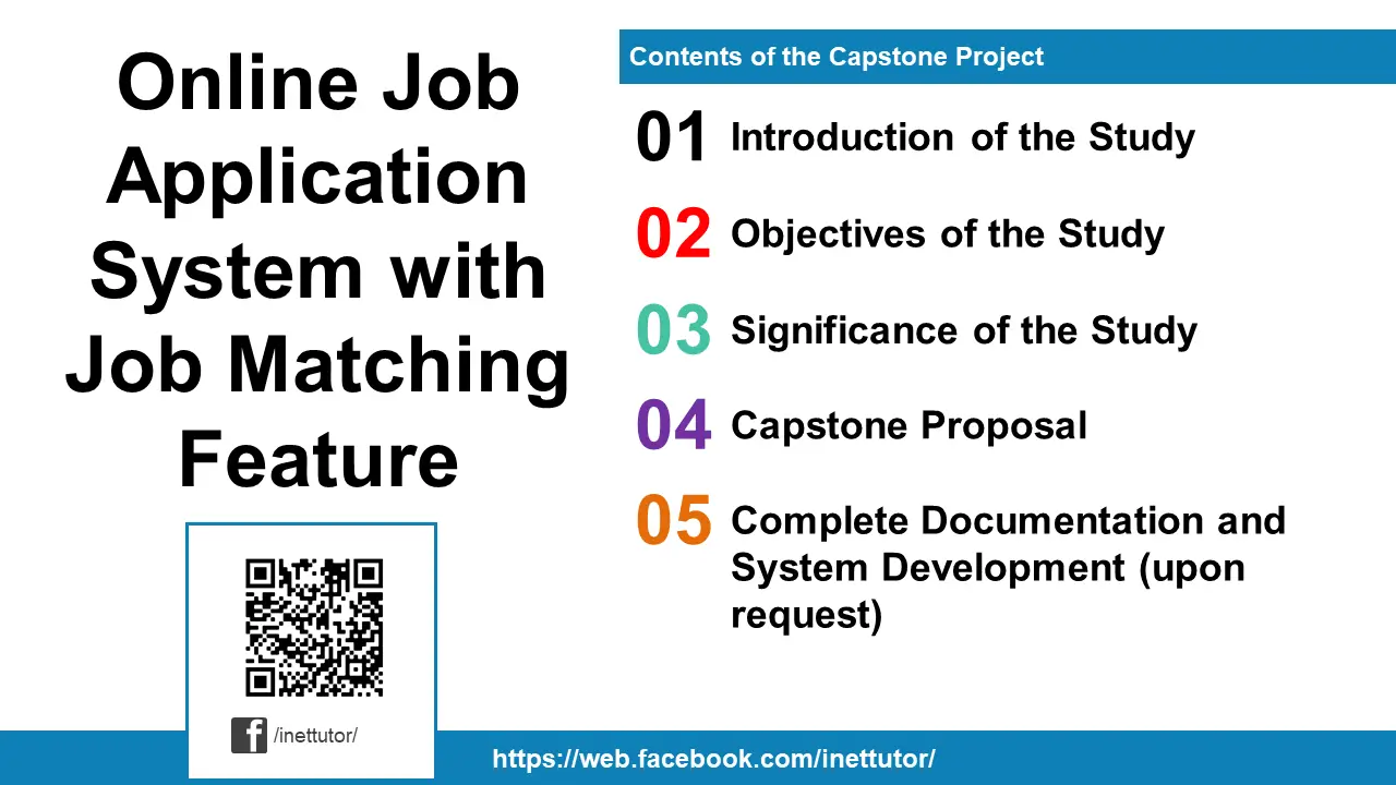 Online Job Application System With Job Matching Feature INetTutor