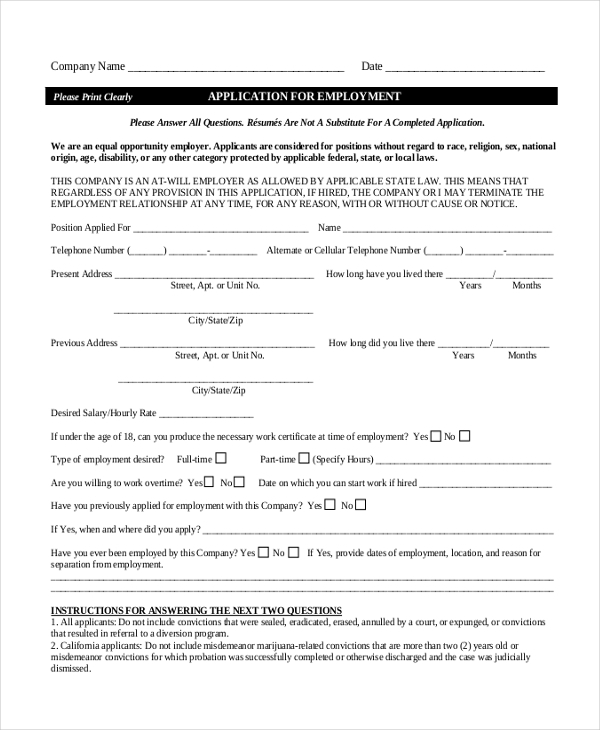 Safeway Job Application Form Pdf - JobApplicationForms.net
