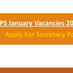 SAPS January Vacancies 2023 Apply For Secretary Job Till 27th Jan Www