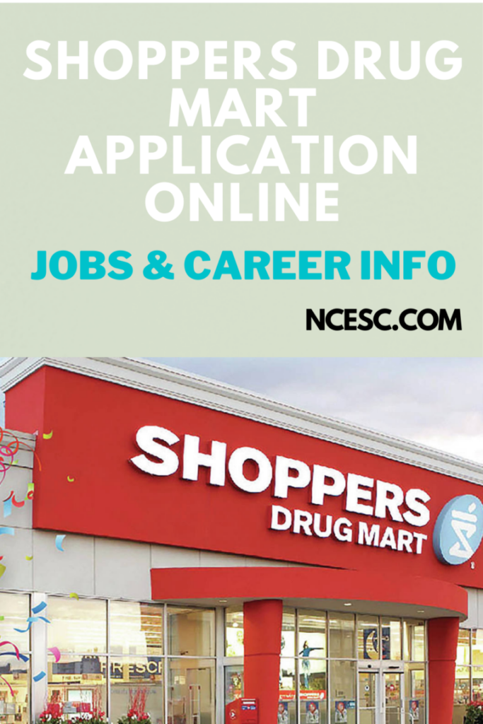 Shoppers Drug Mart Application Online Jobs Career Info