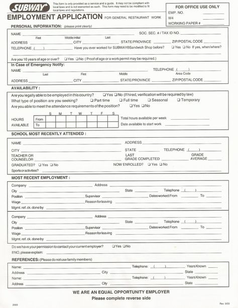 Walmart Online Job Application For Employment Employment Application