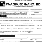 Warehouse Market Job Application Form Is Accepting Positions