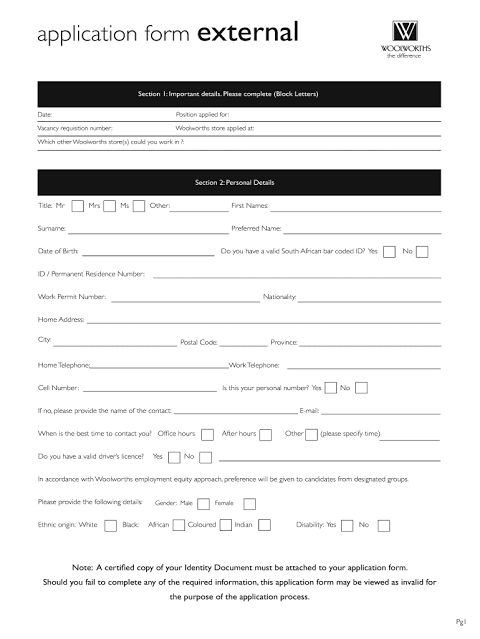 Woolworths Opening 2022 Apply Online For Woolworths Vacancies Soapies24